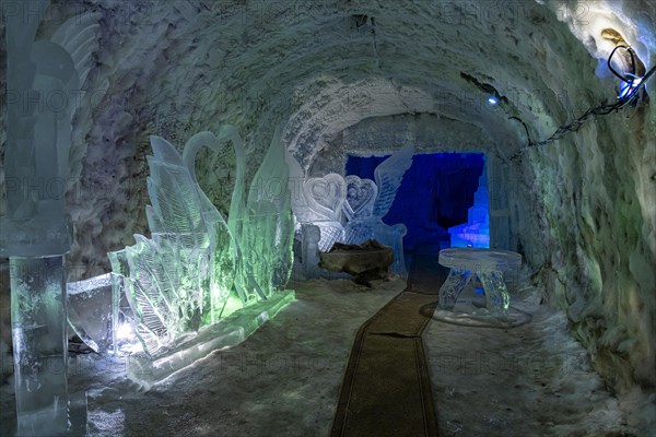 Colourful ice sculptures in the Permafrost kingdom