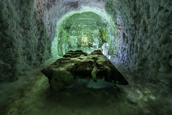 Colourful ice sculptures in the Permafrost kingdom