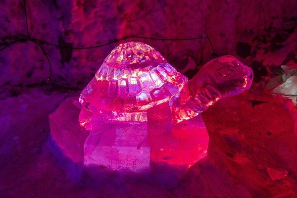 Colourful ice sculptures in the Permafrost kingdom