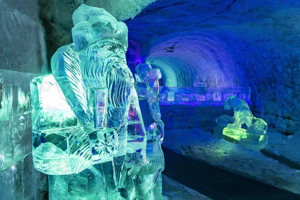 Colourful ice sculptures in the Permafrost kingdom