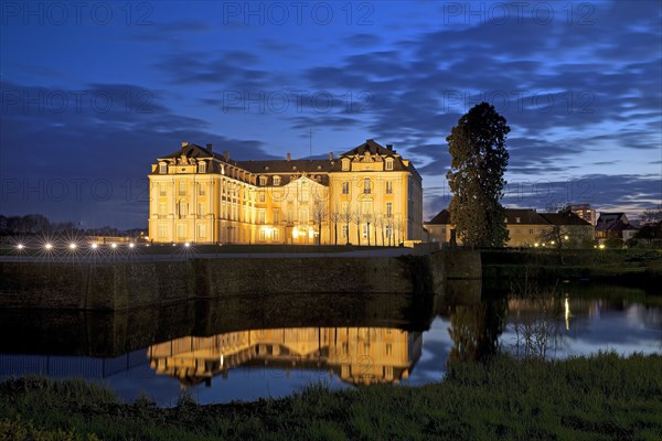 Augustusburg Castle in the evening