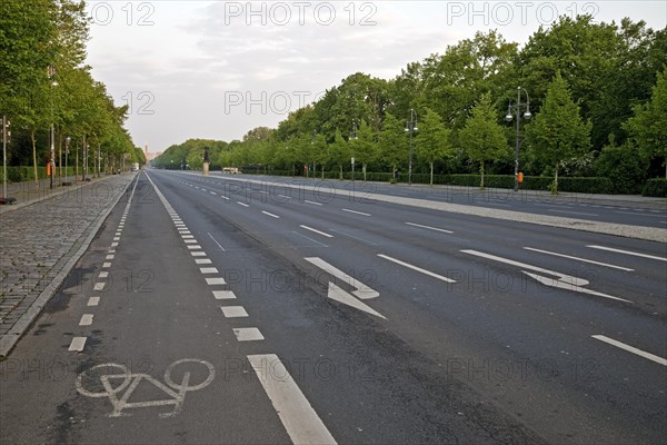 Empty street of June 17th in the early morning