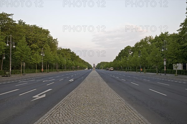 Empty street of June 17th in the early morning