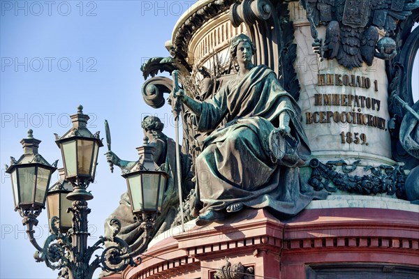 Monument to Russian emperor Nicolaus I