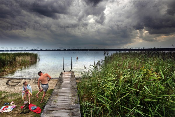 Bathing place at the Arendsee