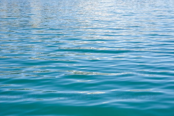 Turquoise water of Lake Lucerne with gentle waves