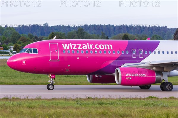 An Airbus A320 aircraft of Wizzair with registration number HA-LYE at Gdansk Gdansk Airport