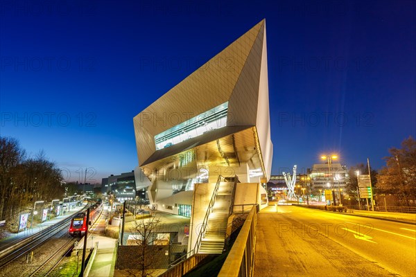 Porsche Museum Zuffenhausen modern architecture in Stuttgart