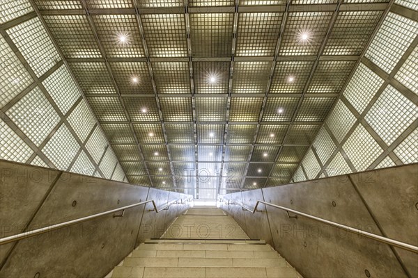 S-Bahn City-Tunnel station stop Wilhelm-Leuschner-Platz in Leipzig