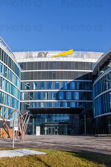 Ernst & Young EY headquarters in the Skyloop building at Stuttgart Airport