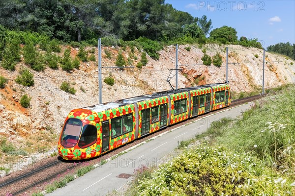 Alstom Citadis tram Tramway de Montpellier public transport public transport in Montpellier