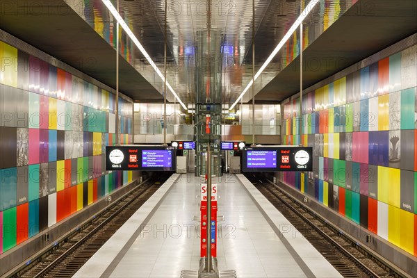 Subway Metro Station Stop Station Georg-Brauchle-Ring in Munich