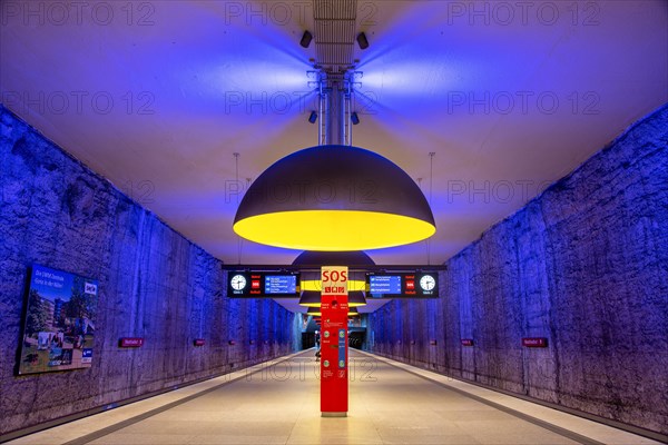 Subway Metro Station Station Westfriedhof in Munich