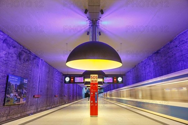 Subway Metro Station Station Westfriedhof in Munich