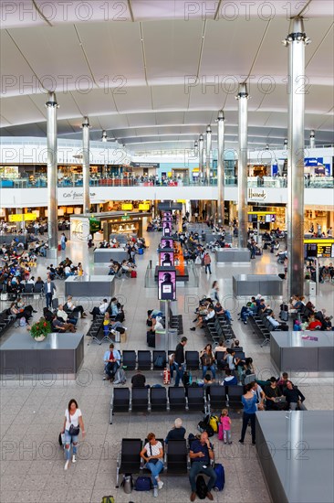 London Heathrow Airport (LHR) in the United Kingdom Terminal 2 The Queen's Terminal in London