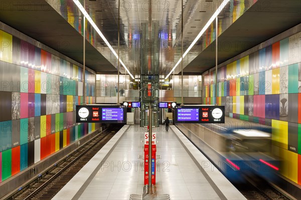 Subway Metro Station Stop Station Georg-Brauchle-Ring in Munich