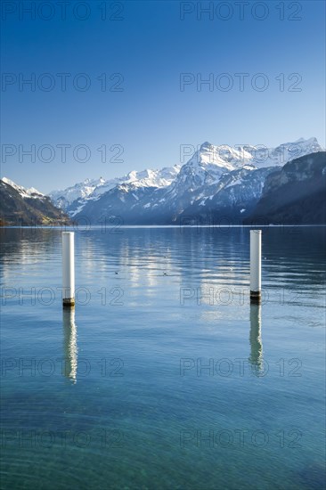 View from Brunnen over the Lake of Uri towards Flueelen