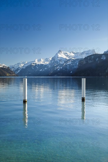 View from Brunnen over the Lake of Uri towards Flueelen