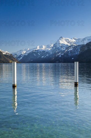 View from Brunnen over the Lake of Uri towards Flueelen