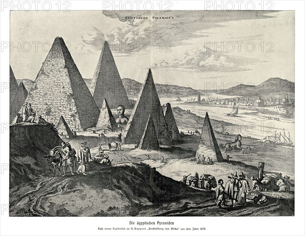 The Egyptian pyramids