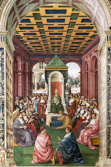 Piccolomini submits to Pope Eugene IV