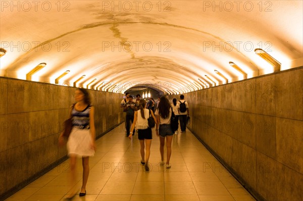 Pedestrian underpass to the Arc de Triomphe