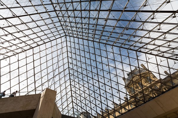 Louvre museum with the Pyramide