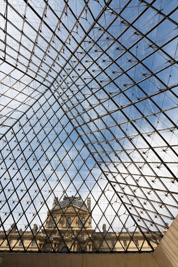 Louvre museum with the Pyramide