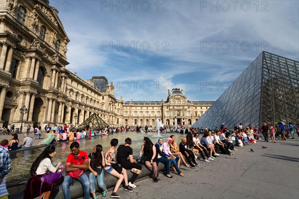 Louvre museum with the Pyramide