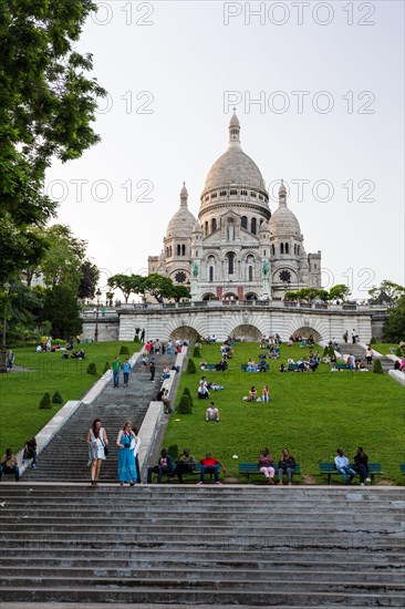 Basilica Sacre-Coeur auf Montmartre