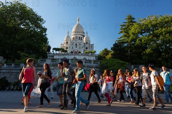 Basilica Sacre-Coeur auf Montmartre