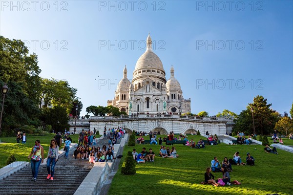 Basilica Sacre-Coeur auf Montmartre