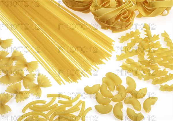 Various types of pasta