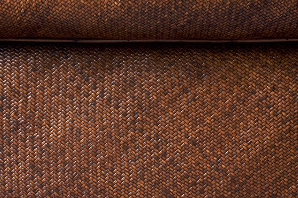 Rattan weave background macro image