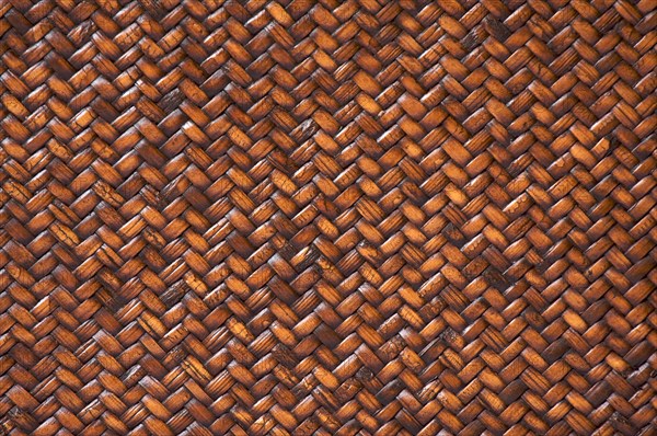 Rattan weave background macro image