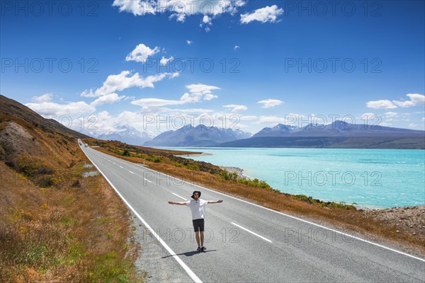 Guy on a road