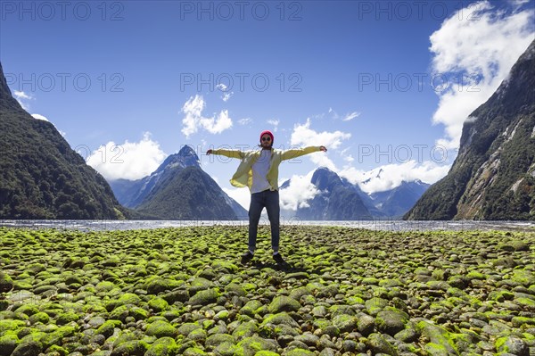 Guy at Milford Sound