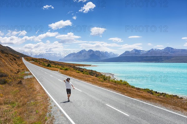 Guy on a road