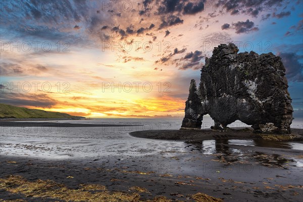 Basalt rock Hvitserkur