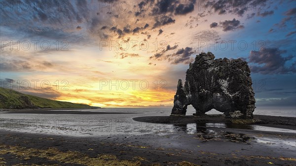 Basalt rock Hvitserkur