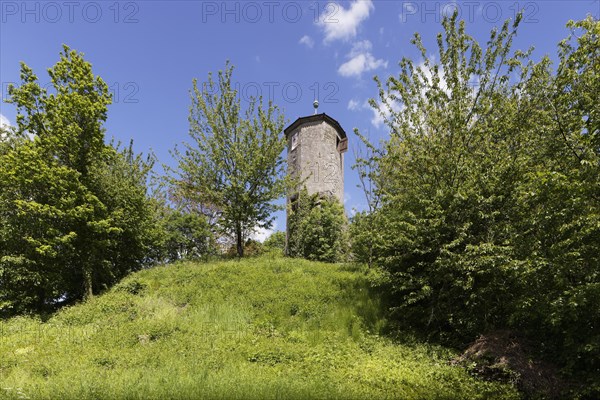 Castle tower Castell on castle mountain