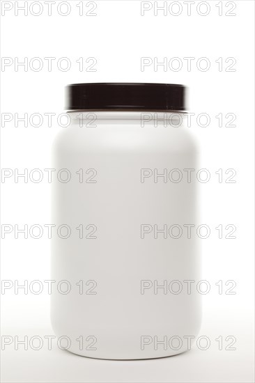 Blank white canister ready for your own label or design