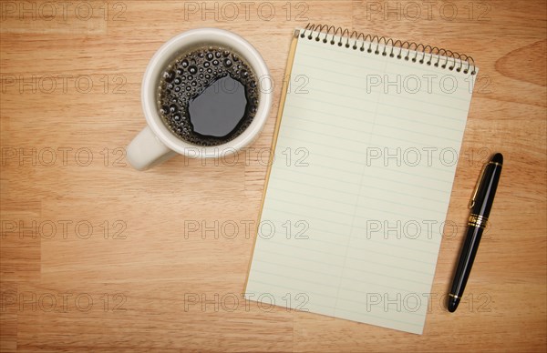 Blank pad of paper ready for your own text