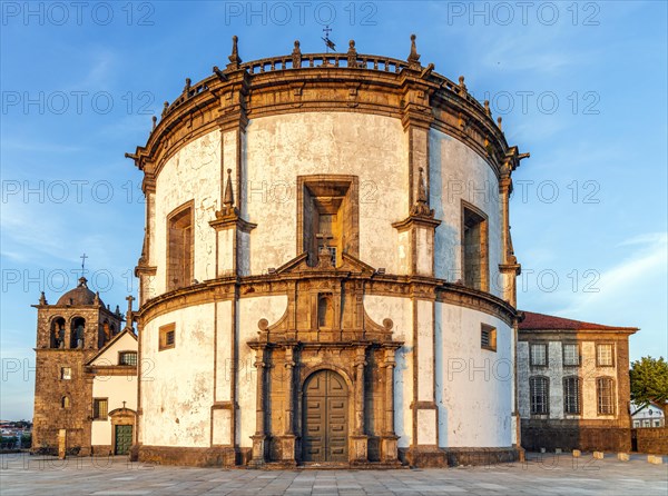 Monastery of Serra do Pilar in Vila Nova de Gaia by sunset