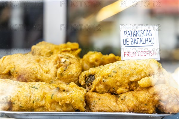 Fried codfish known as pataniscas de bacalhau is a common fish snack in Portugal
