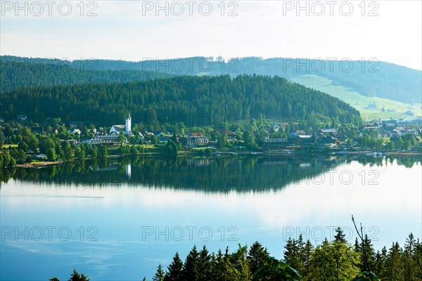 Lake in the morning light