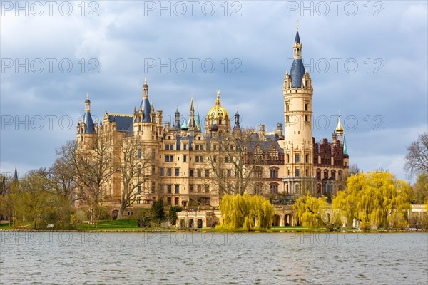 Schwerin Castle Landtag Government Parliament Mecklenburg-Western Pomerania in Schwerin