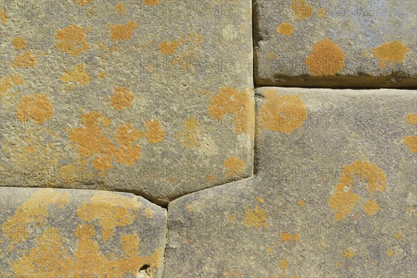 Precise stone setting in a wall of the Inca ruins