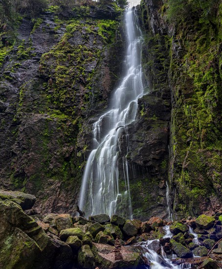 Burgbach waterfall in Bad Rippoldsau-Schapbach