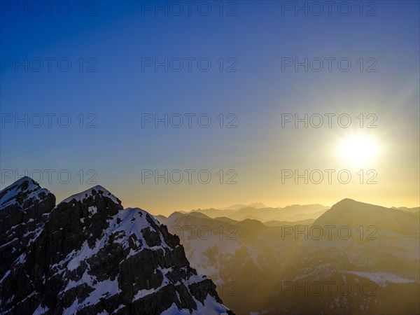 Sunrise over the Hagengebirge